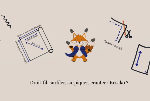 définitions termes techniques couture