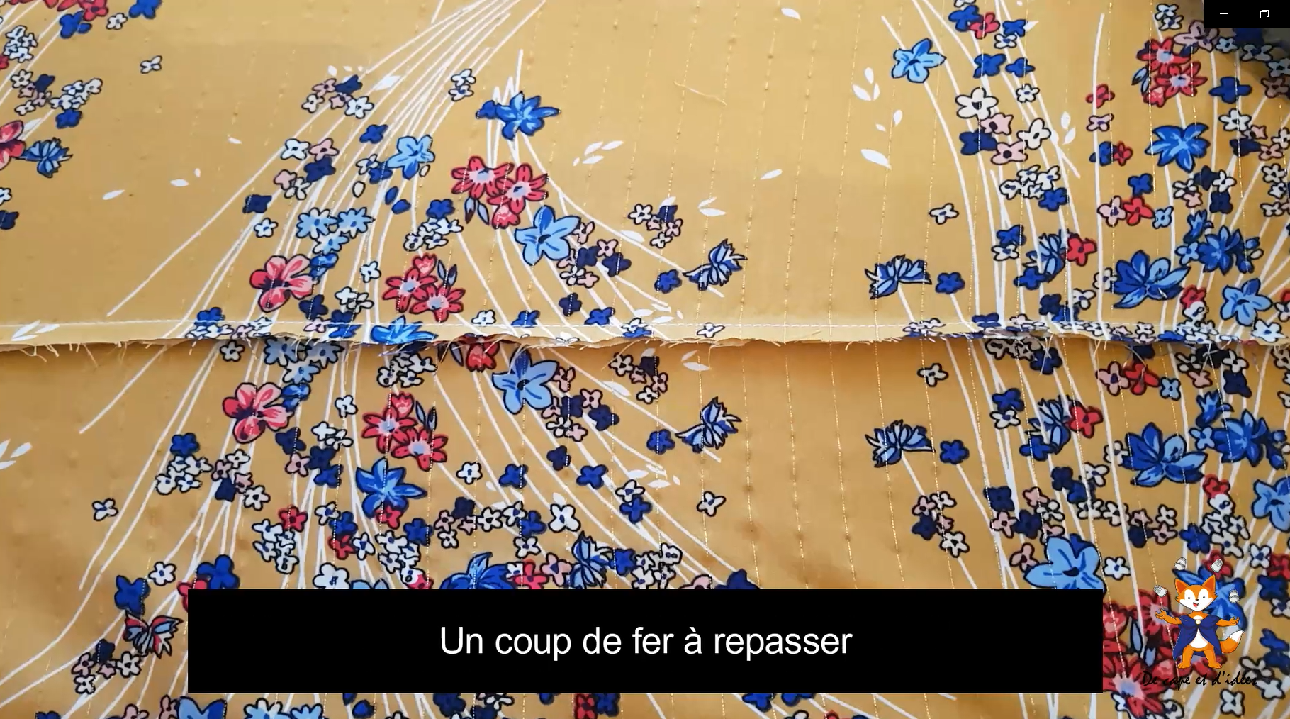 fer à repasser couture anglaise