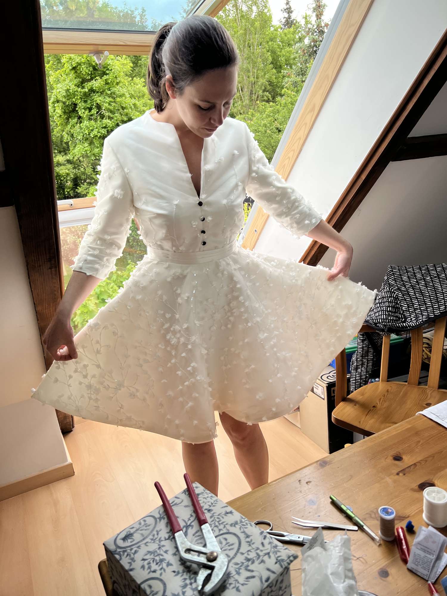 robe courte essayage final